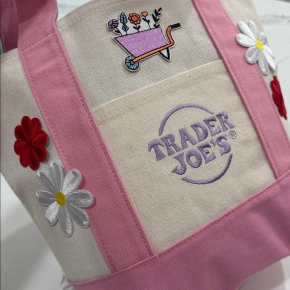 Trader Joe's Custom Decorated Mini Tote Bag - Picture 9 of 13